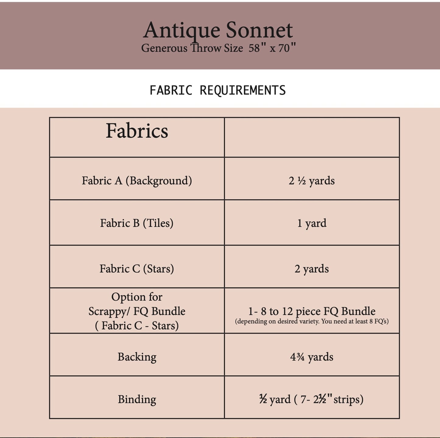 Antique Sonnet - PDF